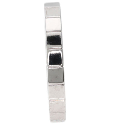 CARTIER Laniere # 54 Ring K18 White Gold Ladies [Used]