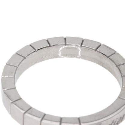 CARTIER Laniere # 54 Ring K18 White Gold Ladies [Used]