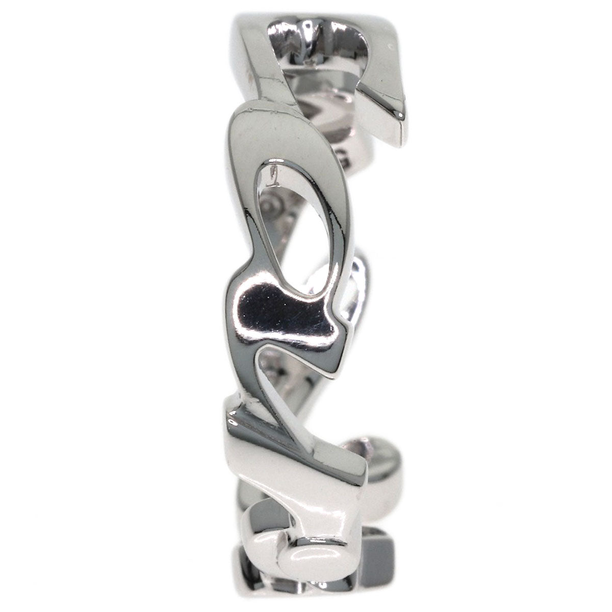 CARTIER Signature - 2004 Christmas Limited Edition #51 Ring K18 White Gold Ladies [Used]