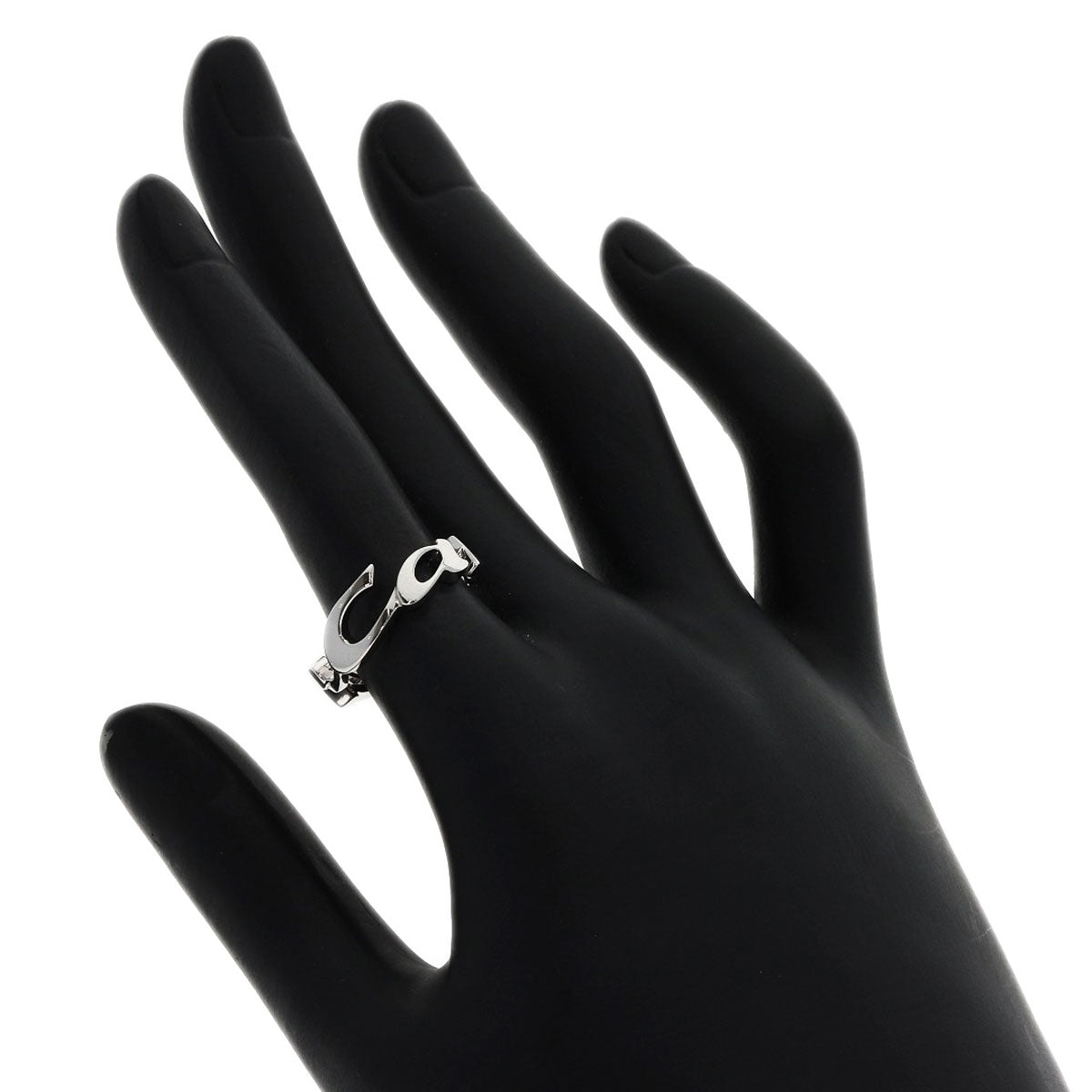 CARTIER Signature - 2004 Christmas Limited Edition #51 Ring K18 White Gold Ladies [Used]