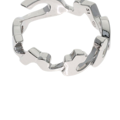 CARTIER Signature - 2004 Christmas Limited Edition #51 Ring K18 White Gold Ladies [Used]