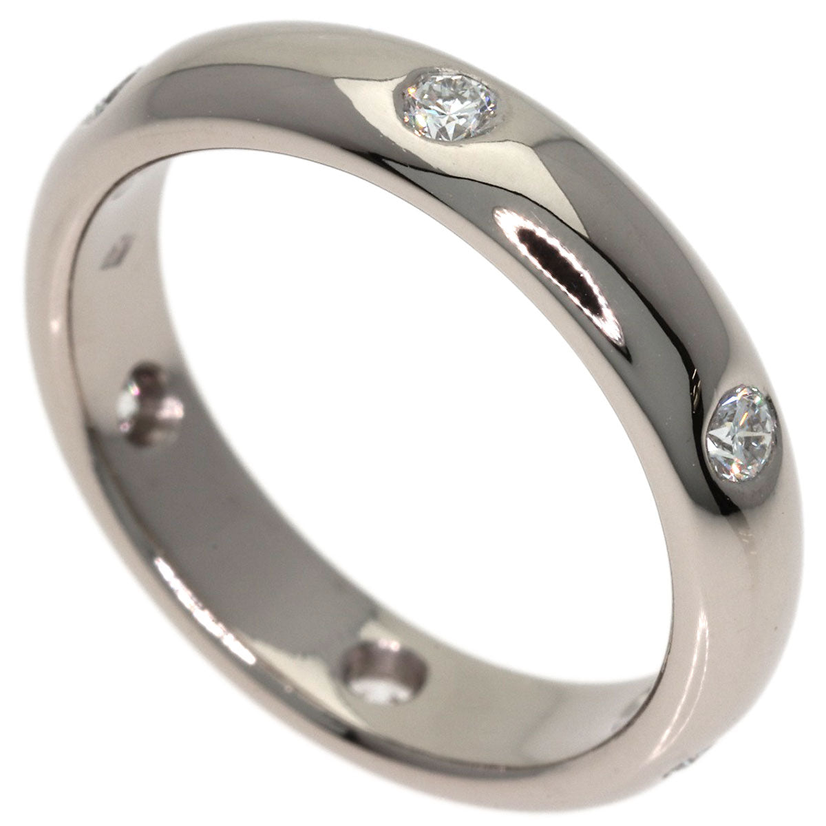 CARTIER Stella 6P Diamond #49 Ring K18 White Gold Ladies [Used]