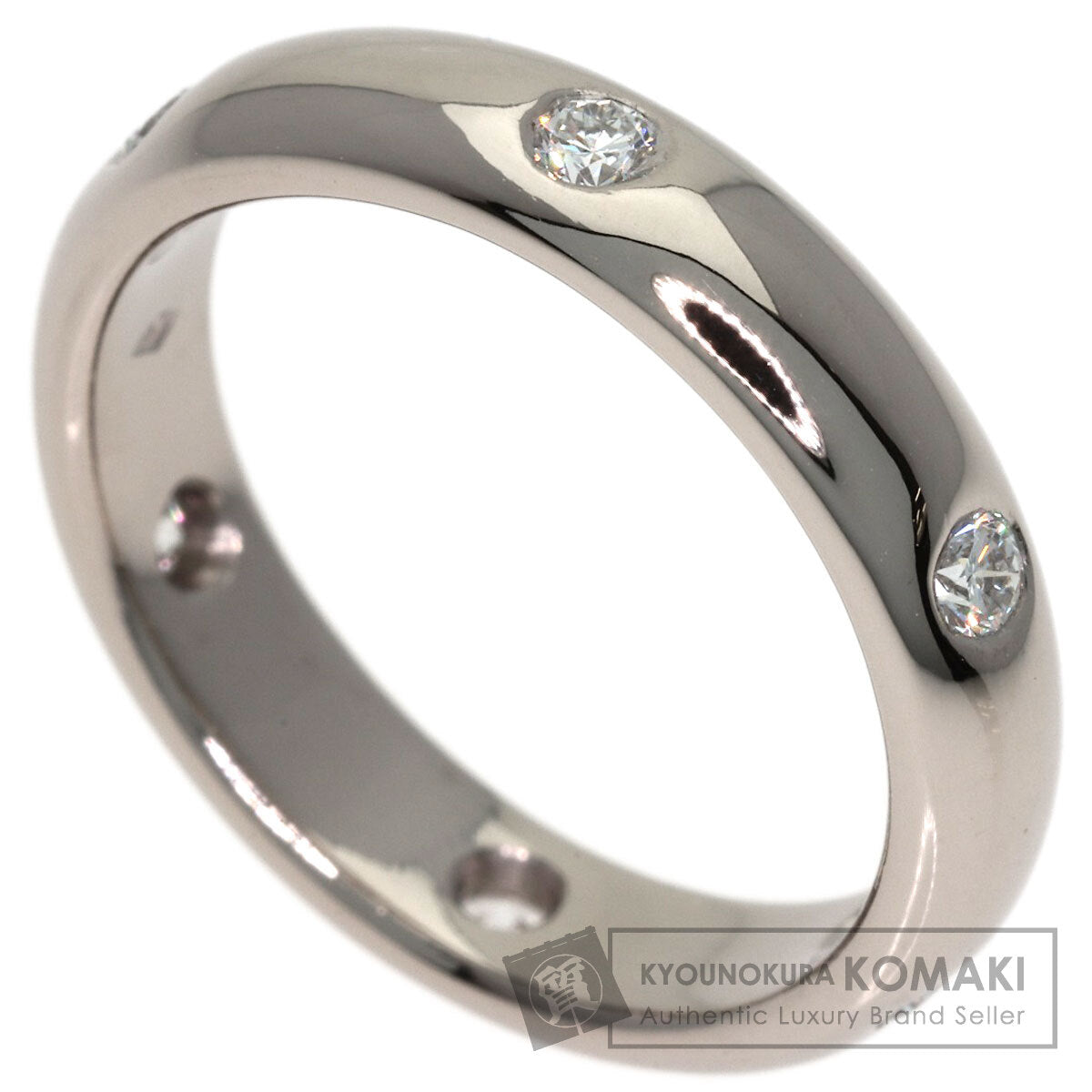 CARTIER Stella 6P Diamond #49 Ring K18 White Gold Ladies [Used]