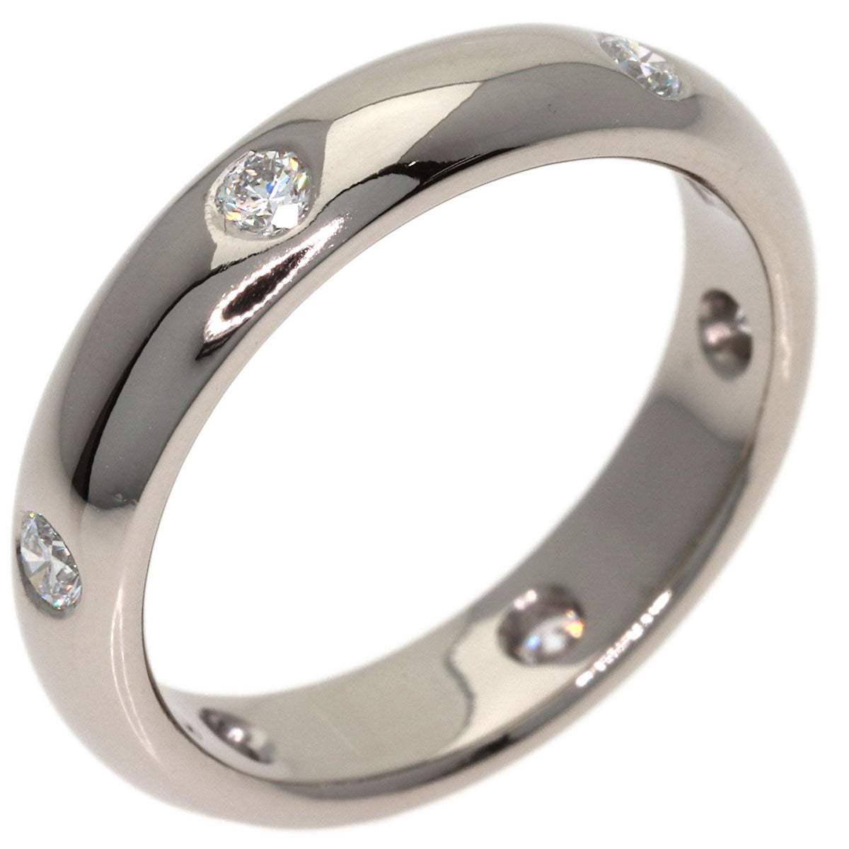 CARTIER Stella 6P Diamond #49 Ring K18 White Gold Ladies [Used]