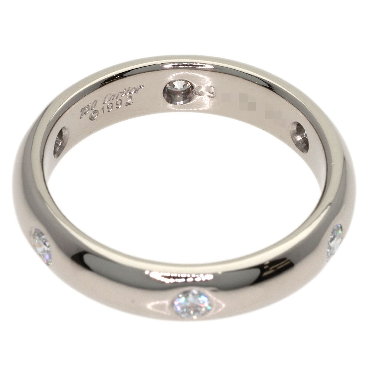 CARTIER Stella 6P Diamond #49 Ring K18 White Gold Ladies [Used]