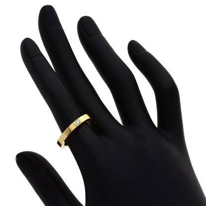 CARTIER Raniere 1P Diamond #50 Ring K18 Yellow Gold Ladies [Used]