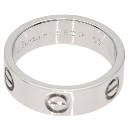 CARTIER love ring #53 Ring Platinum PT950 Ladies [Used]