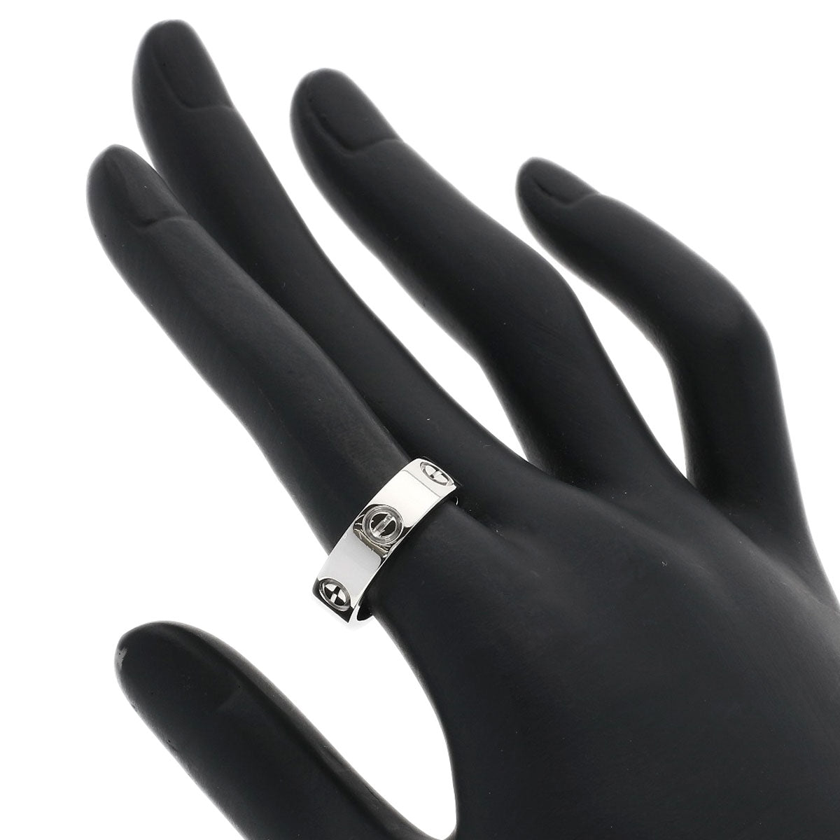 CARTIER love ring #53 Ring Platinum PT950 Ladies [Used]