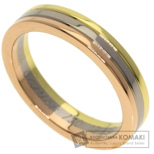 CARTIER Three colors # 49 Ring K18 Yellow Gold K18 White GoldLadies [Used]