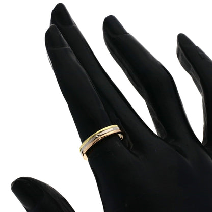 CARTIER Three colors # 49 Ring K18 Yellow Gold K18 White GoldLadies [Used]