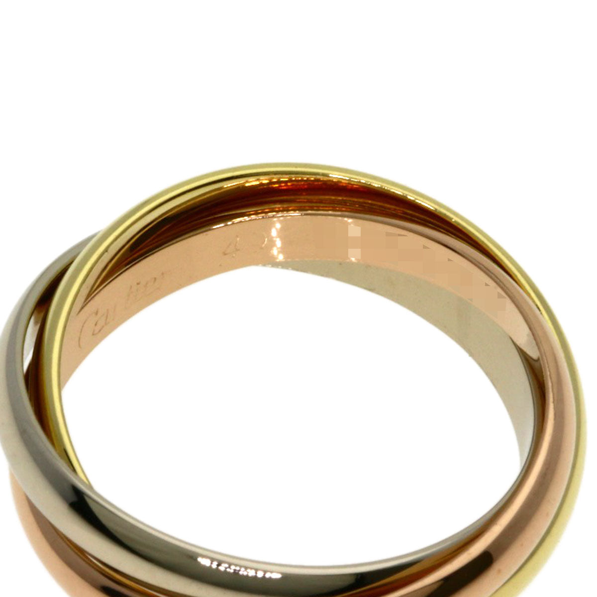 CARTIER Trinity SM #49 Ring K18 Yellow Gold K18 White GoldLadies [Used]