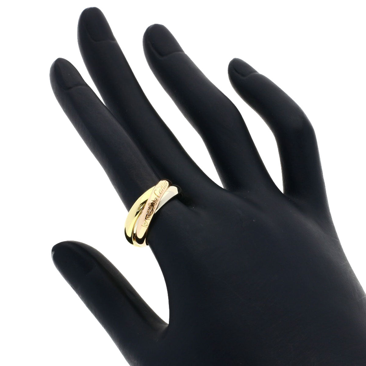 CARTIER Trinity #53 Ring K18 Yellow Gold 18K Pink GoldLadies [Used]