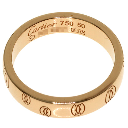 CARTIER Happy birthday # 50 Ring K18 Pink Gold Ladies [Used]