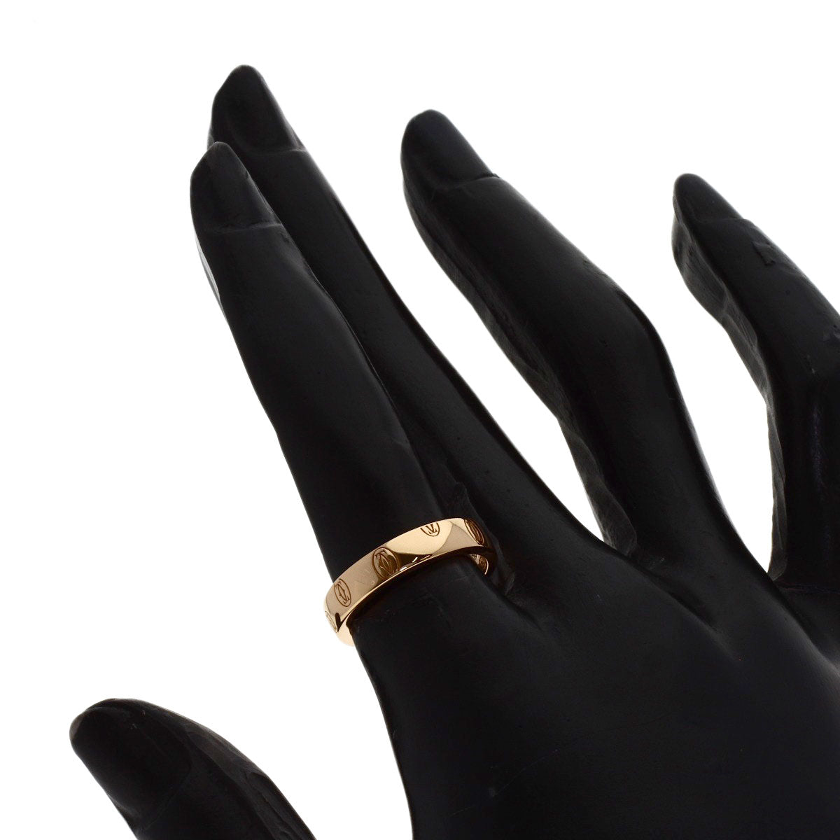 CARTIER Happy birthday # 50 Ring K18 Pink Gold Ladies [Used]