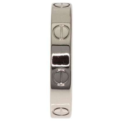 CARTIER Mini love ring # 52 Ring K18 White Gold Ladies [Used]