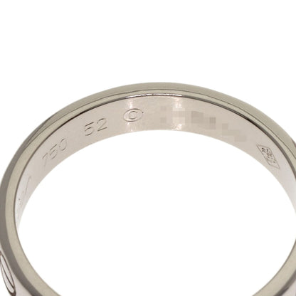 CARTIER Mini love ring # 52 Ring K18 White Gold Ladies [Used]