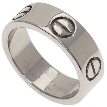CARTIER love ring #47 Ring K18 White Gold Ladies [Used]