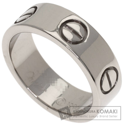 CARTIER love ring #47 Ring K18 White Gold Ladies [Used]