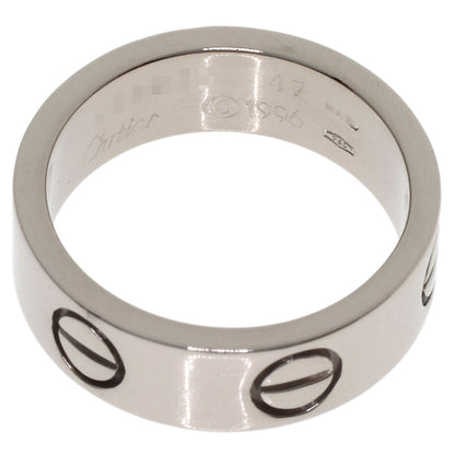CARTIER love ring #47 Ring K18 White Gold Ladies [Used]