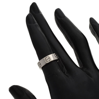 CARTIER love ring #47 Ring K18 White Gold Ladies [Used]