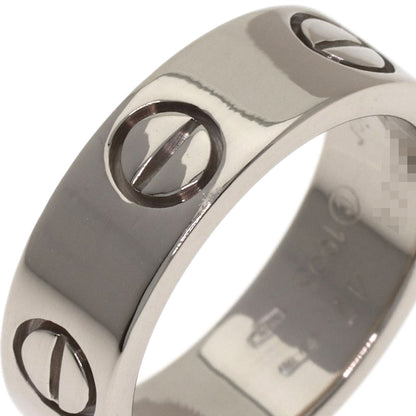 CARTIER love ring #47 Ring K18 White Gold Ladies [Used]