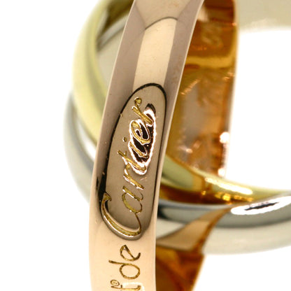CARTIER Trinity #50 Ring K18 Yellow Gold 18K Pink GoldLadies [Used]