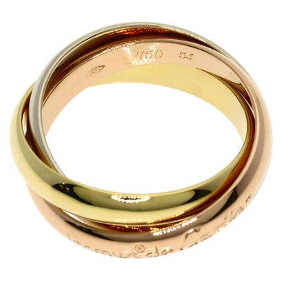 CARTIER Trinity #53 Ring K18 Yellow Gold 18K Pink GoldLadies [Used]
