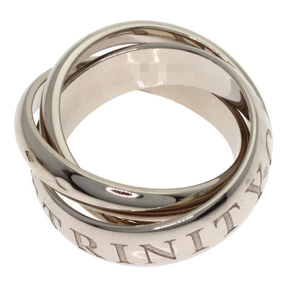 CARTIER Trinity 1998 Christmas Limited Edition #46 Ring K18 White Gold Ladies [Used]
