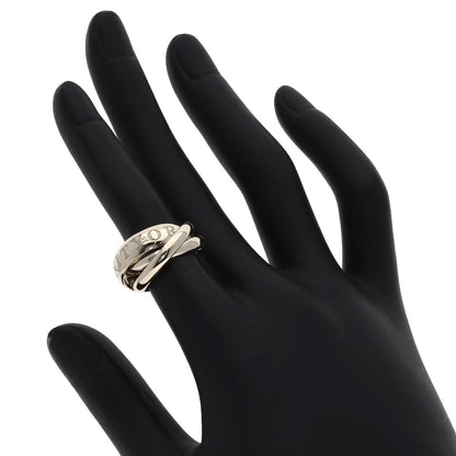 CARTIER Trinity 1998 Christmas Limited Edition #46 Ring K18 White Gold Ladies [Used]