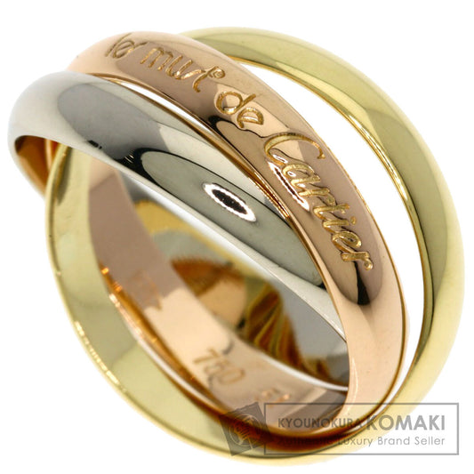 CARTIER Trinity #51 Ring K18 Yellow Gold 18K Pink GoldLadies [Used]