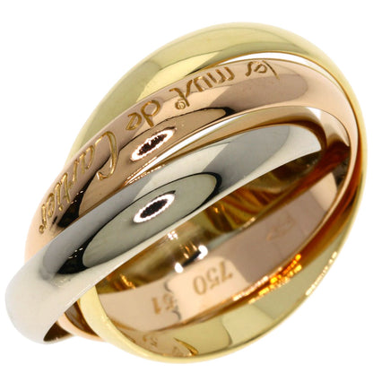 CARTIER Trinity #51 Ring K18 Yellow Gold 18K Pink GoldLadies [Used]