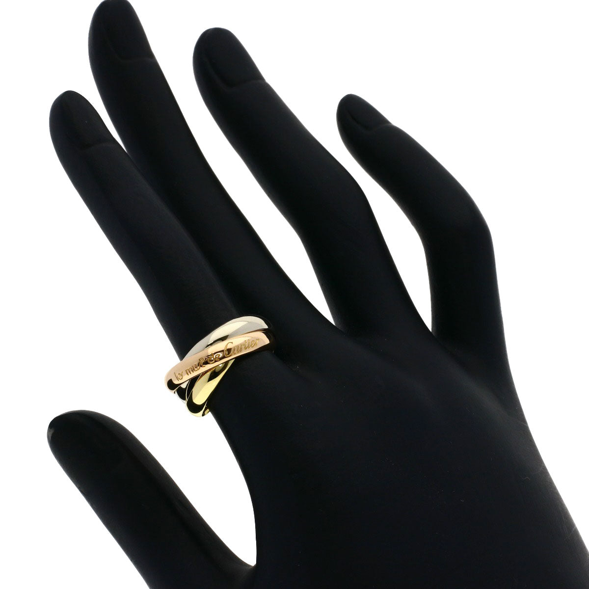 CARTIER Trinity #51 Ring K18 Yellow Gold 18K Pink GoldLadies [Used]