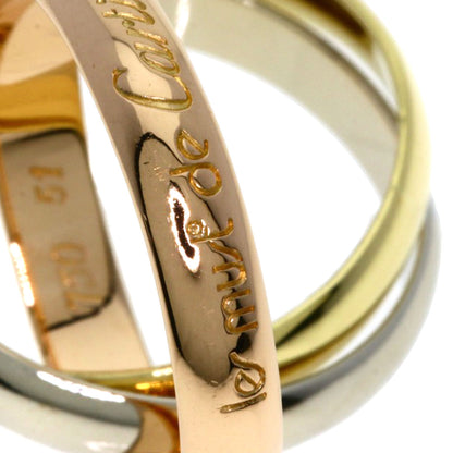 CARTIER Trinity #51 Ring K18 Yellow Gold 18K Pink GoldLadies [Used]