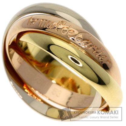 CARTIER Trinity #53 Ring K18 Yellow Gold 18K Pink GoldLadies [Used]