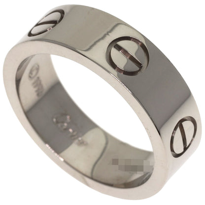 CARTIER love ring #50 Ring K18 White Gold Ladies [Used]