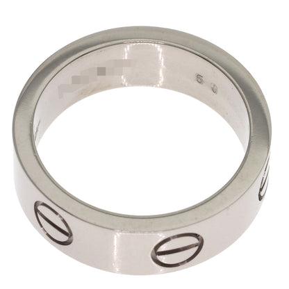 CARTIER love ring #50 Ring K18 White Gold Ladies [Used]