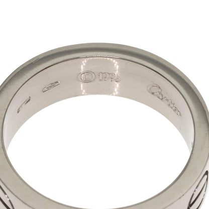 CARTIER love ring #50 Ring K18 White Gold Ladies [Used]