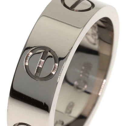 CARTIER love ring #50 Ring K18 White Gold Ladies [Used]