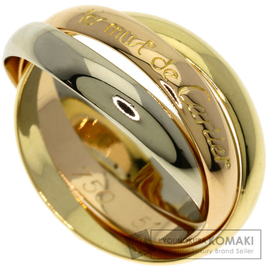 CARTIER Trinity #51 Ring K18 Yellow Gold 18K Pink GoldLadies [Used]