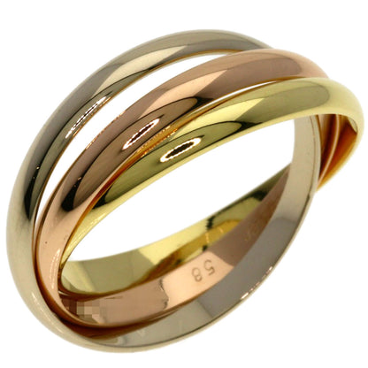 CARTIER Trinity SM #58 Ring K18 Yellow Gold K18 White GoldLadies [Used]