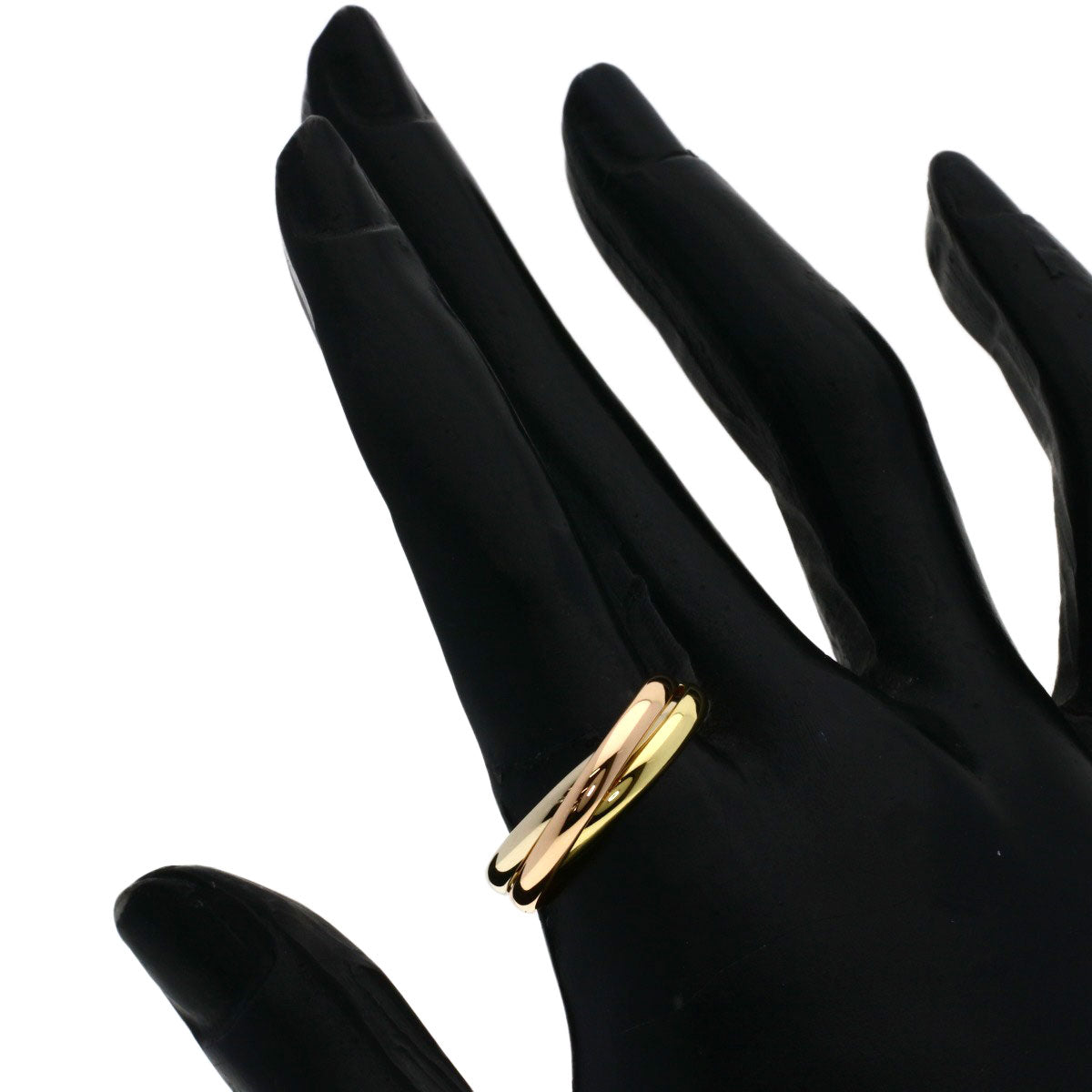 CARTIER Trinity SM #58 Ring K18 Yellow Gold K18 White GoldLadies [Used]