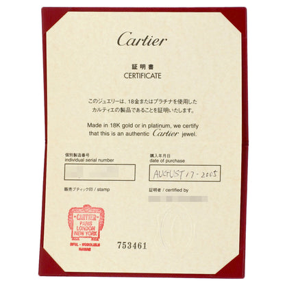 CARTIER C2 Ring Diamond SM #54 Ring K18 White Gold Ladies [Used]