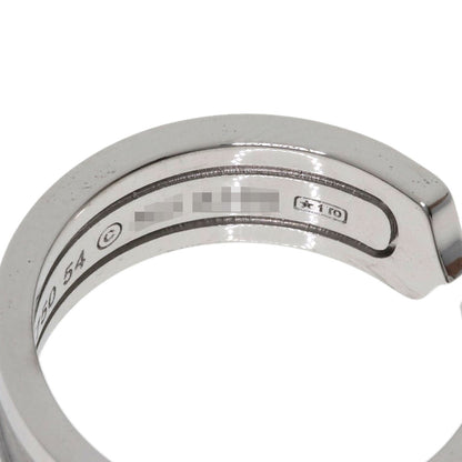 CARTIER C2 Ring Diamond SM #54 Ring K18 White Gold Ladies [Used]