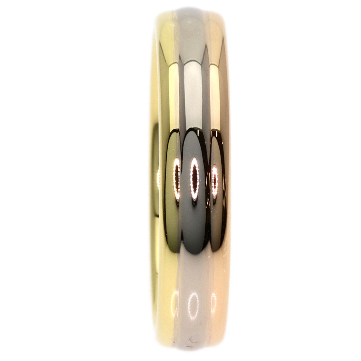 CARTIER 3 colors #54 Ring K18 Yellow Gold 18K Pink GoldLadies [Used]