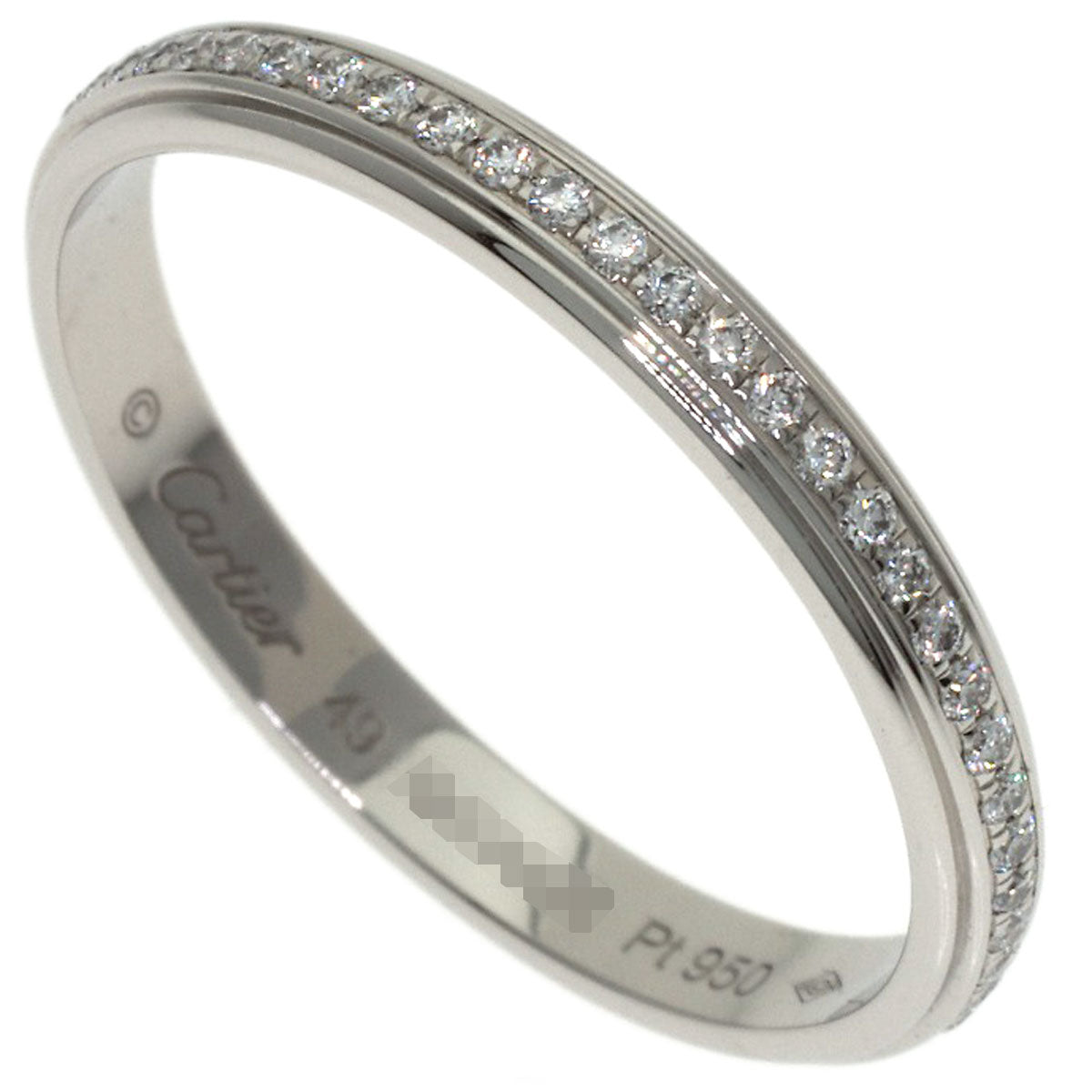 CARTIER Damour Full Eternity Diamond #49 Ring Platinum PT950 Ladies [Used]
