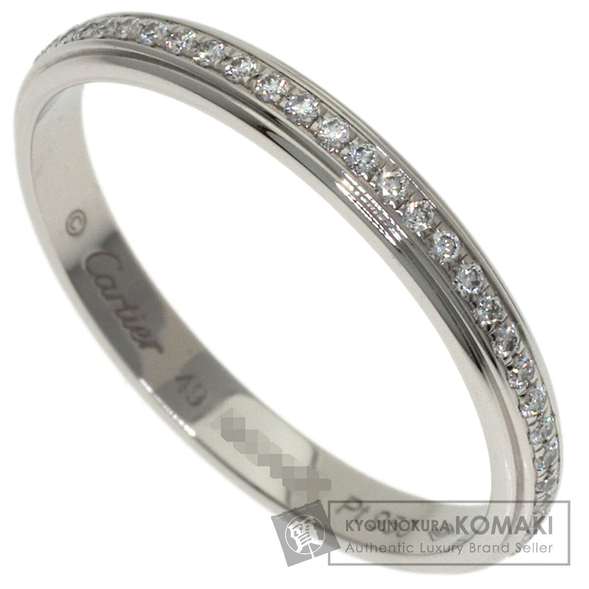 CARTIER Damour Full Eternity Diamond #49 Ring Platinum PT950 Ladies [Used]