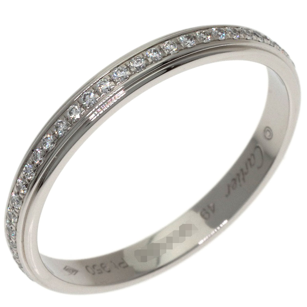 CARTIER Damour Full Eternity Diamond #49 Ring Platinum PT950 Ladies [Used]