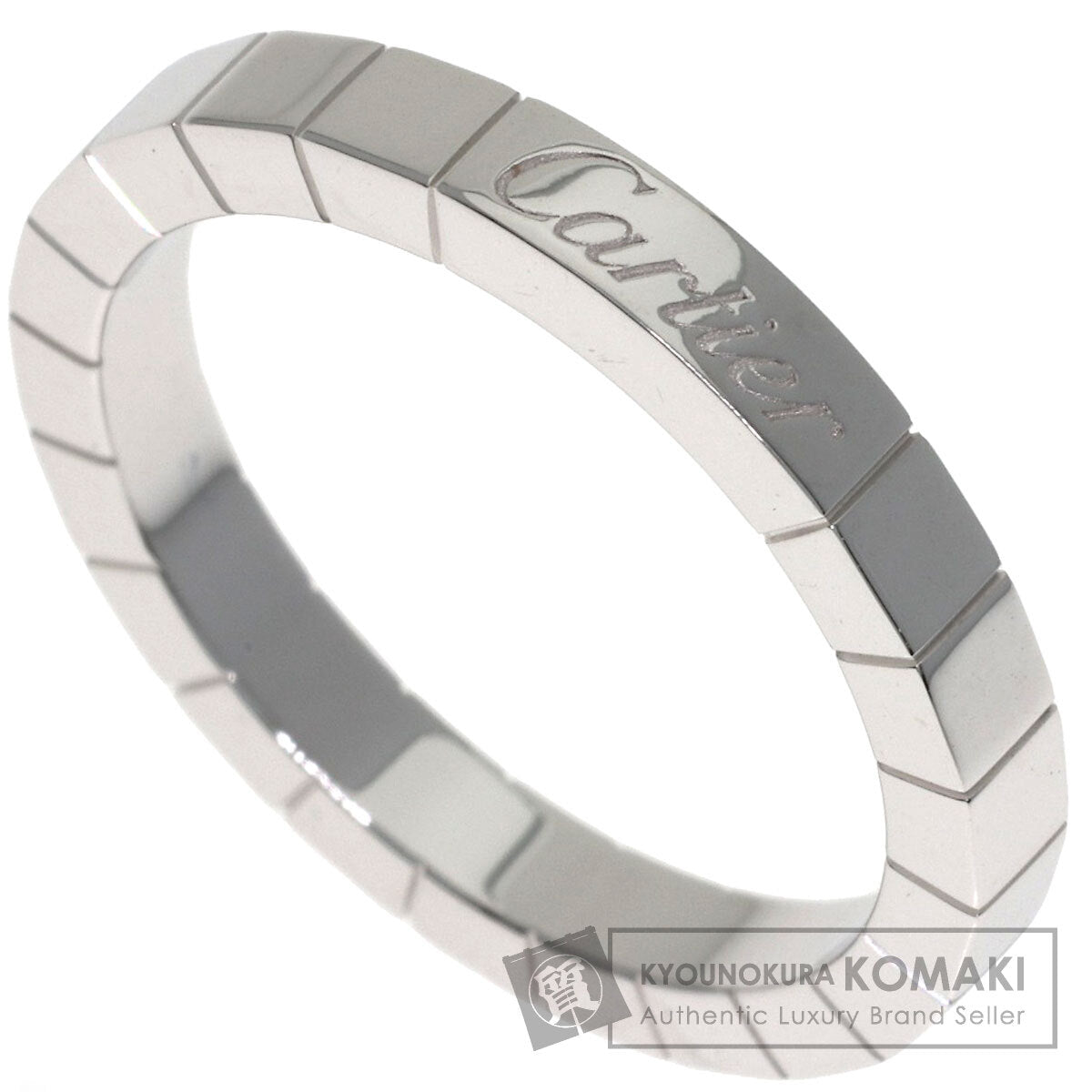 CARTIER Lanier # 58 Ring K18 White Gold Ladies [Used]