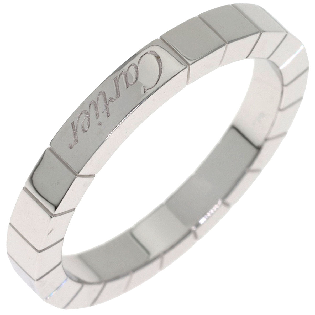 CARTIER Lanier # 58 Ring K18 White Gold Ladies [Used]