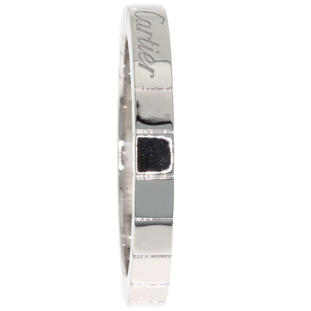 CARTIER Lanier # 58 Ring K18 White Gold Ladies [Used]